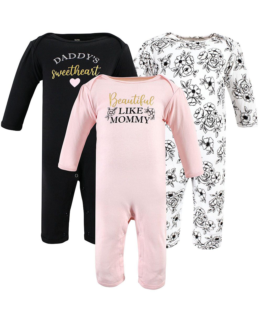 Детский мягкий хлопковый комбинезон Hudson Baby для девочек
