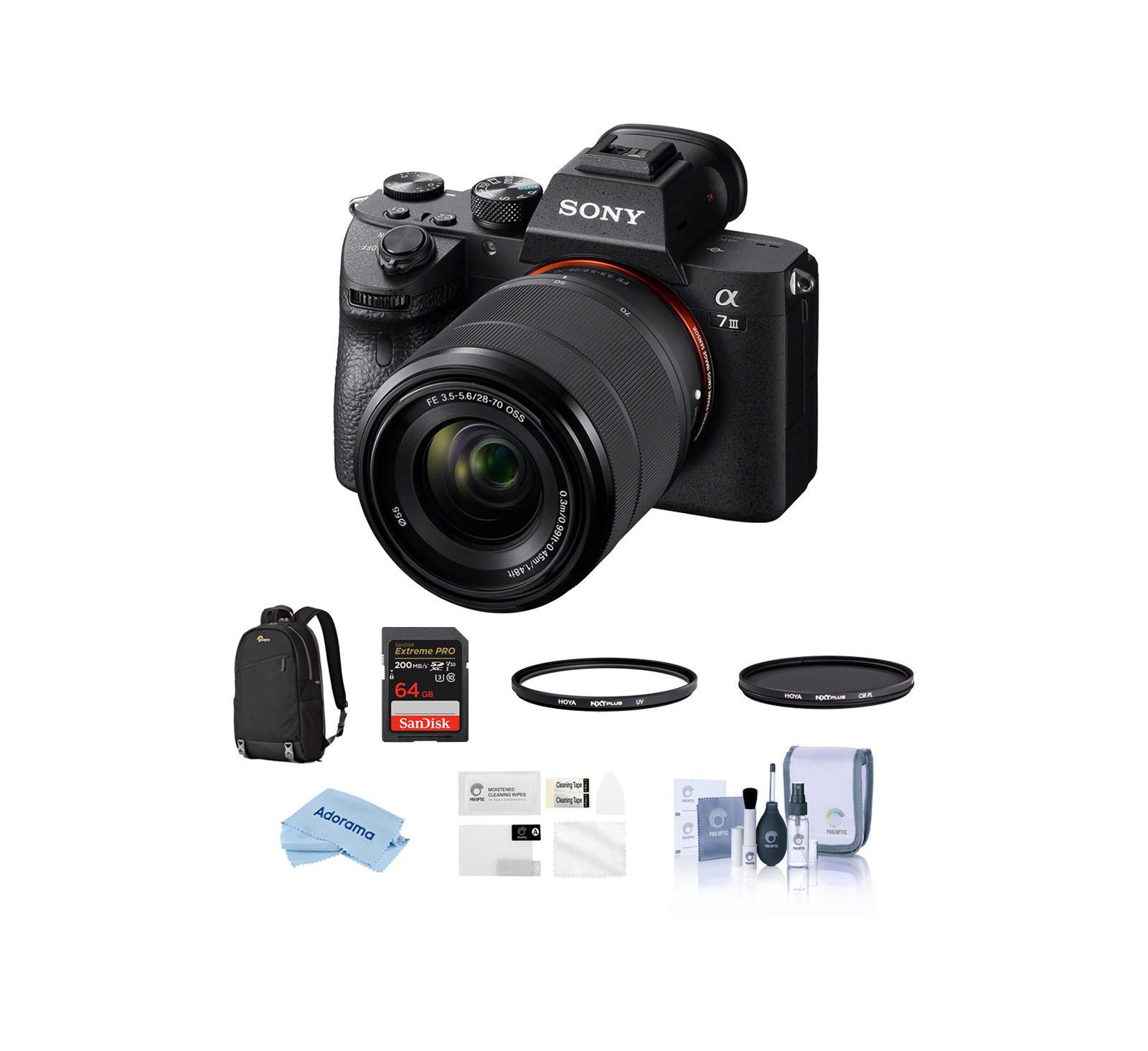 Sony Alpha 7 III 24.2-Megapixel UHD 4K 5-Axis Optical Image Stabilization Mirrorless Digital Camera