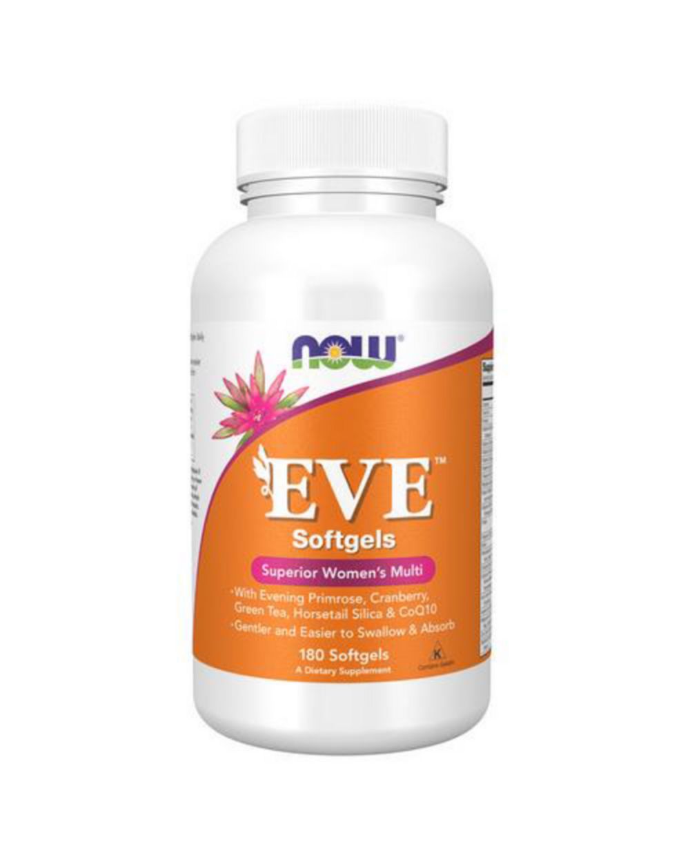 Женские мультивитамины NOW Foods Eve, 180 мягких капсул