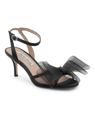 Женские нарядные босоножки Charles David Bridges Chiffon Bow Stlietto Heel