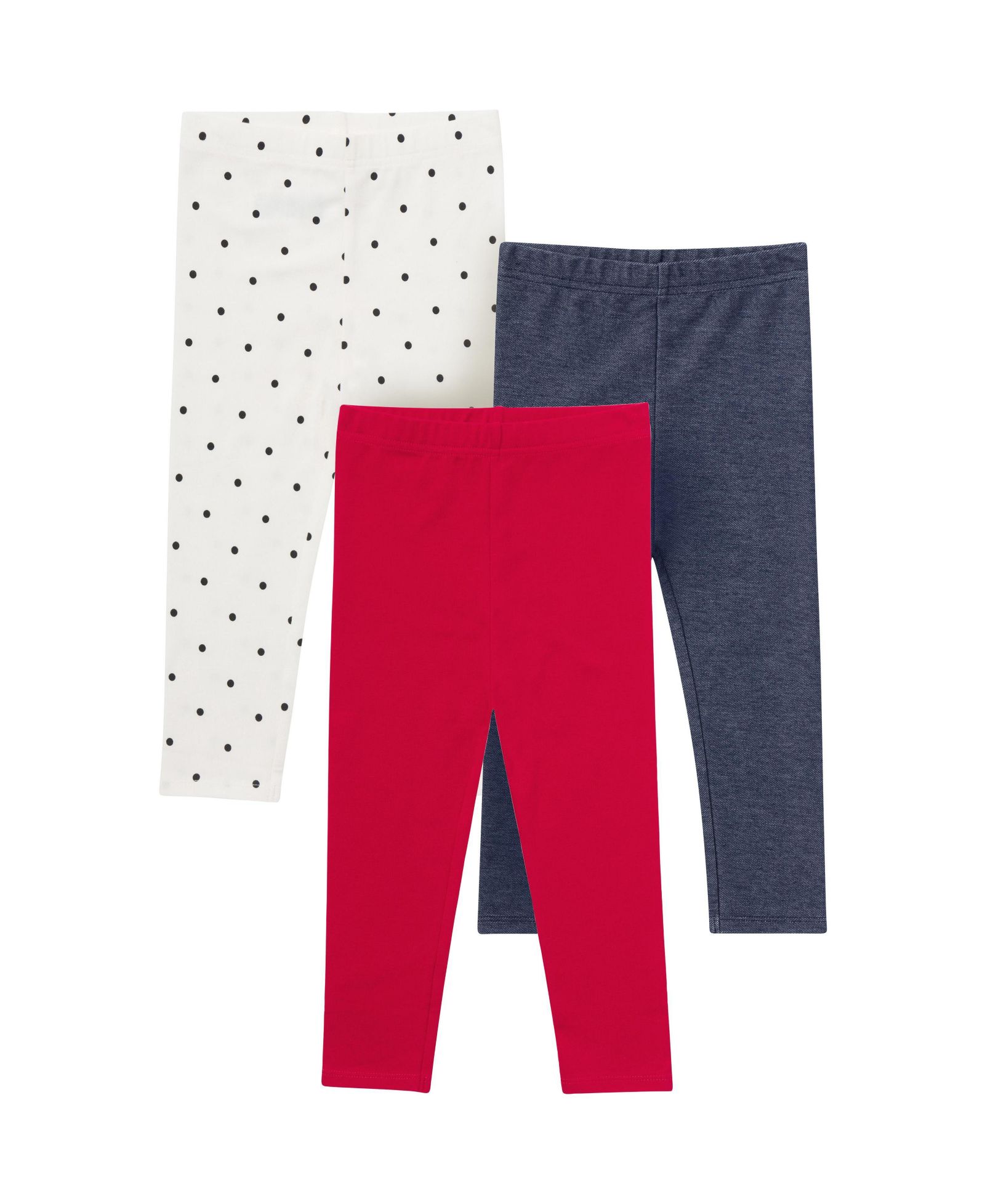 Gerber Baby Girls 3-Pack Jeggings