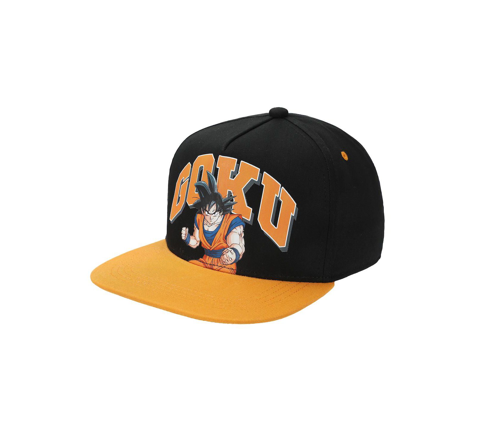 Dragon Ball Z Goku Youth Orange and Black Snapback Hat