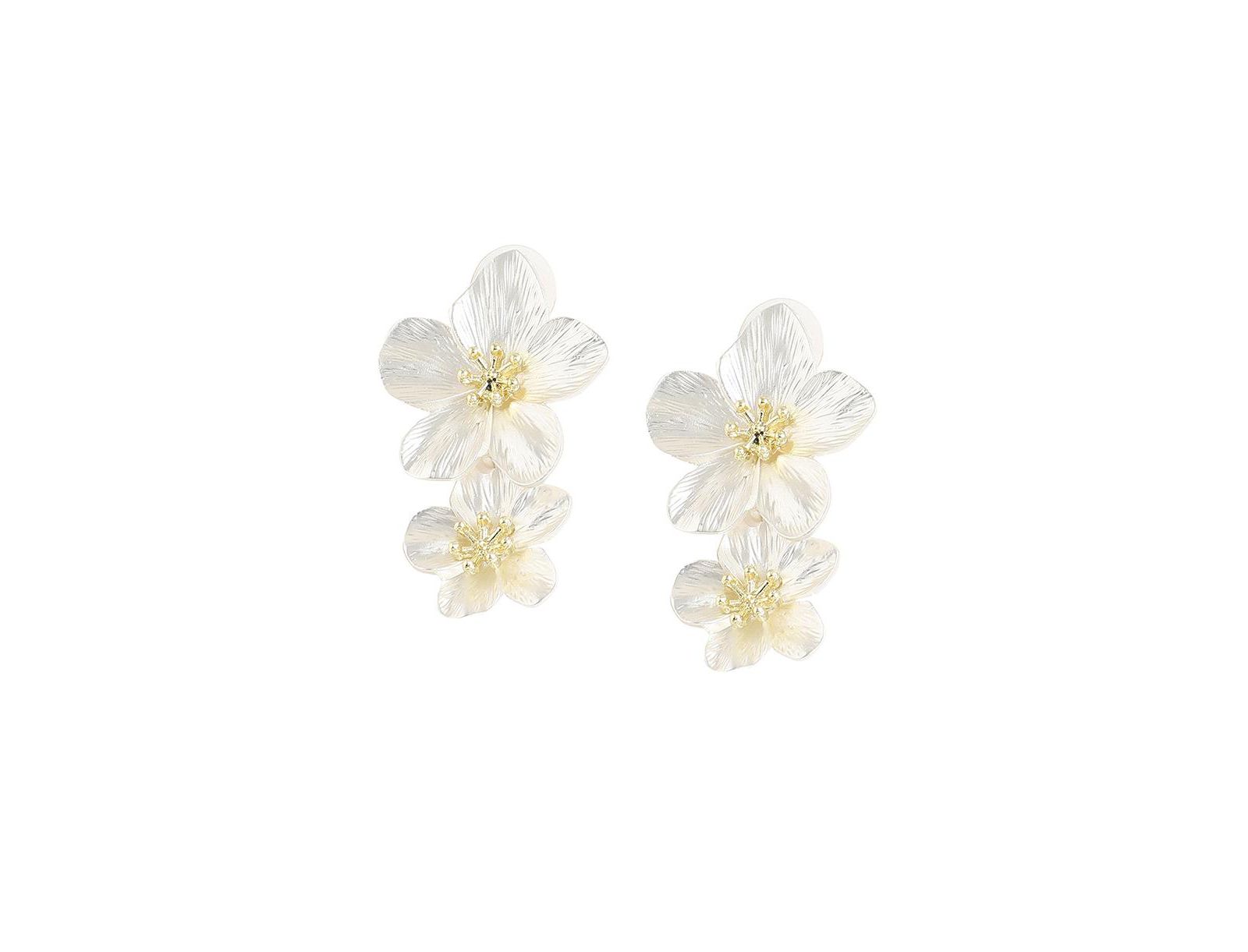Серьги SOHI Maxi Floral Drop