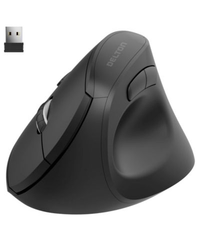 Беспроводная вертикальная мышь Delton 2.4G Connection (DMERGS12P-WB), 12P