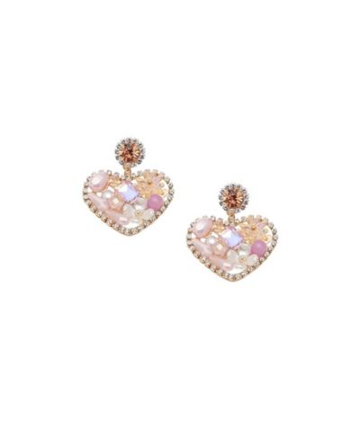 SOHI Hearts Drop Earrings