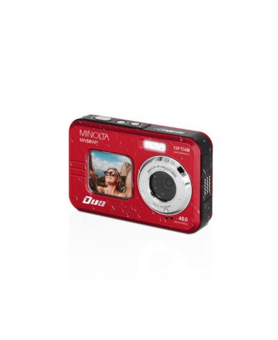 Цифровая камера Minolta Duo MN50WP 48 MP AF 5K Ultra HD Waterproof, красная