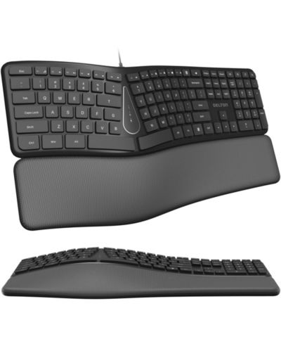 Delton KB250 эргономичная клавиатура с подставкой под запястья