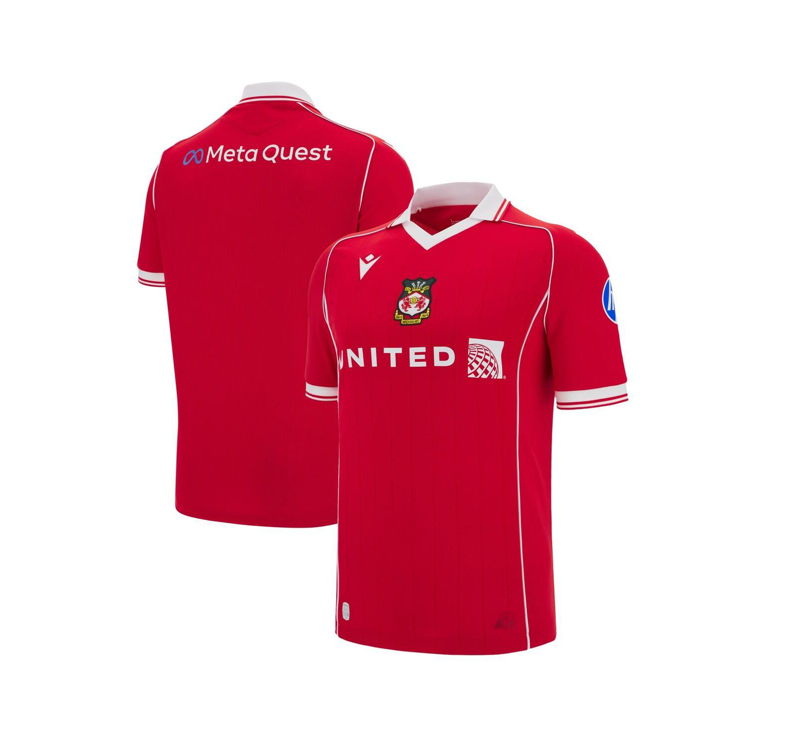 Macron Мужская джерси Wrexham 2025/26 Home Replica