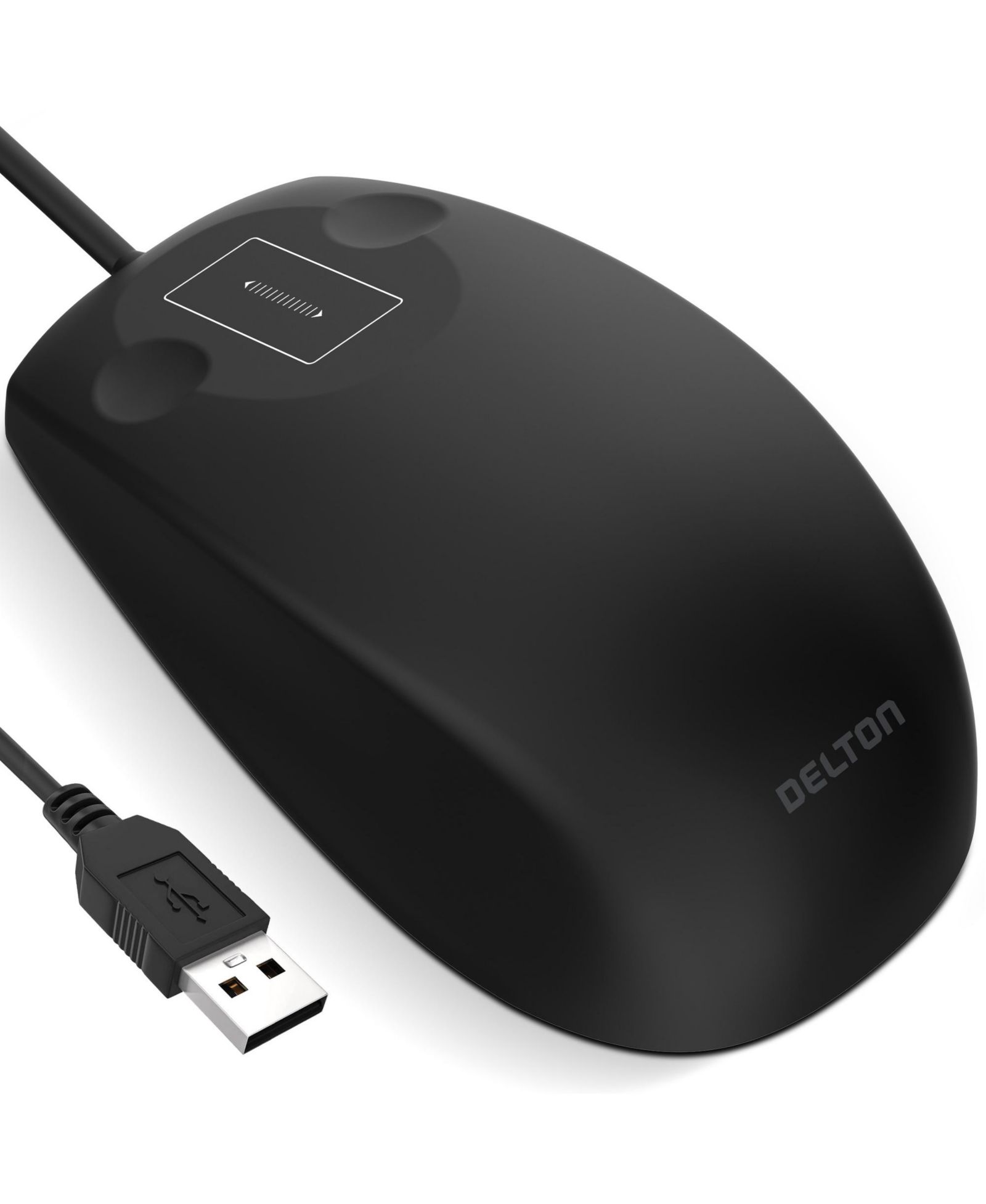 Delton M41 Waterproof Wired Ergonomic Mouse for Windows/macOS