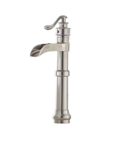 Смеситель для ванной Greenspring Polished Chrome Waterfall Vessel с Pop-Up Drain