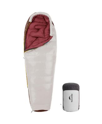 Naturehike 0 Degree Down Mummy Sleeping Bag for Adults,650FP Cold Weather Backpacking Sleeping Bag with RDS Down,29.3  Sleeping Bags for Camping