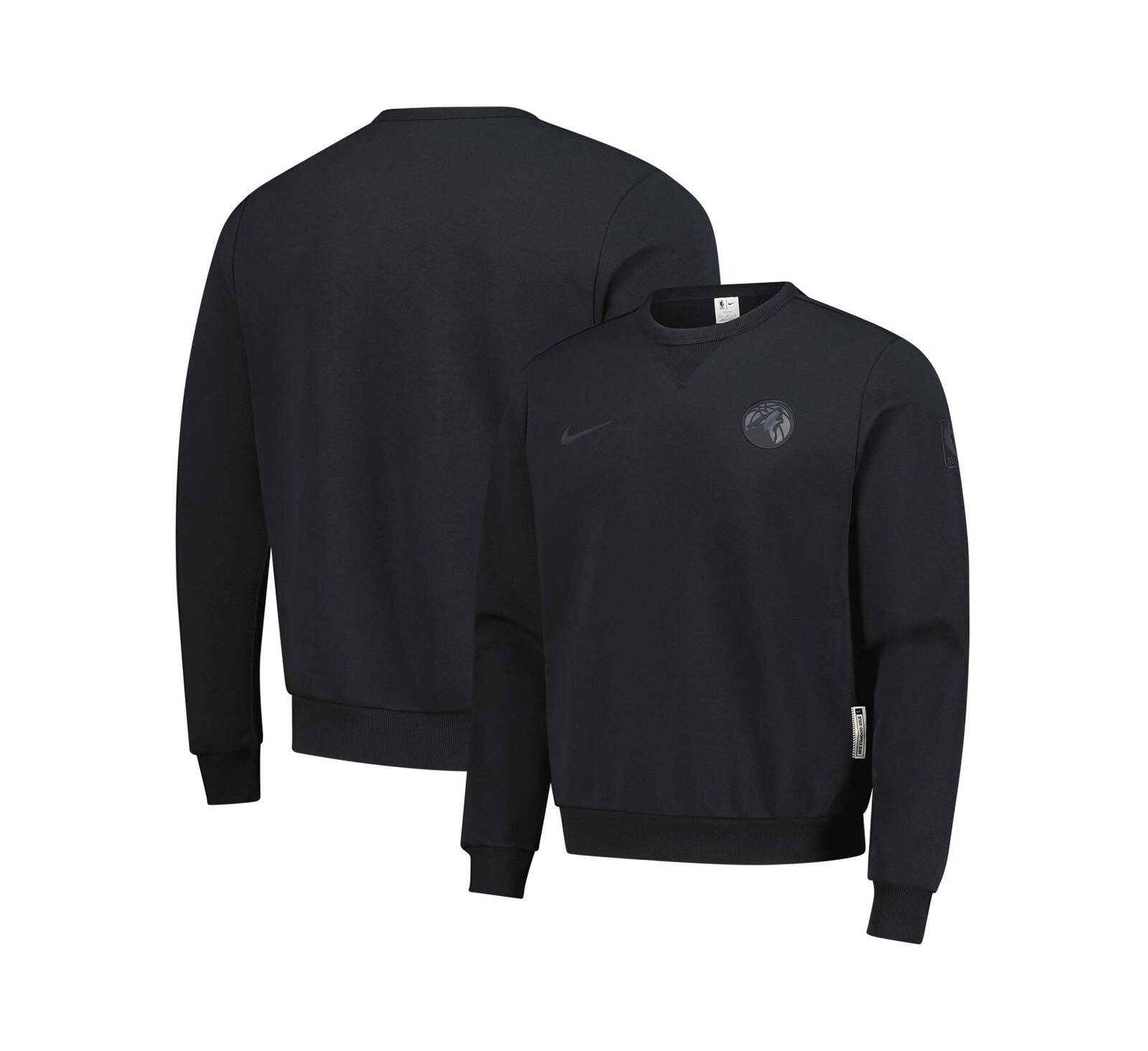 Мужская толстовка Nike Black Minnesota Timberwolves Authentic Standard Issue Travel Dri-FIT