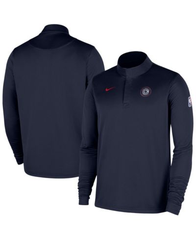 Nike Мужская толстовка LA Clippers 2025/26 Dri-Fit, темно-синяя