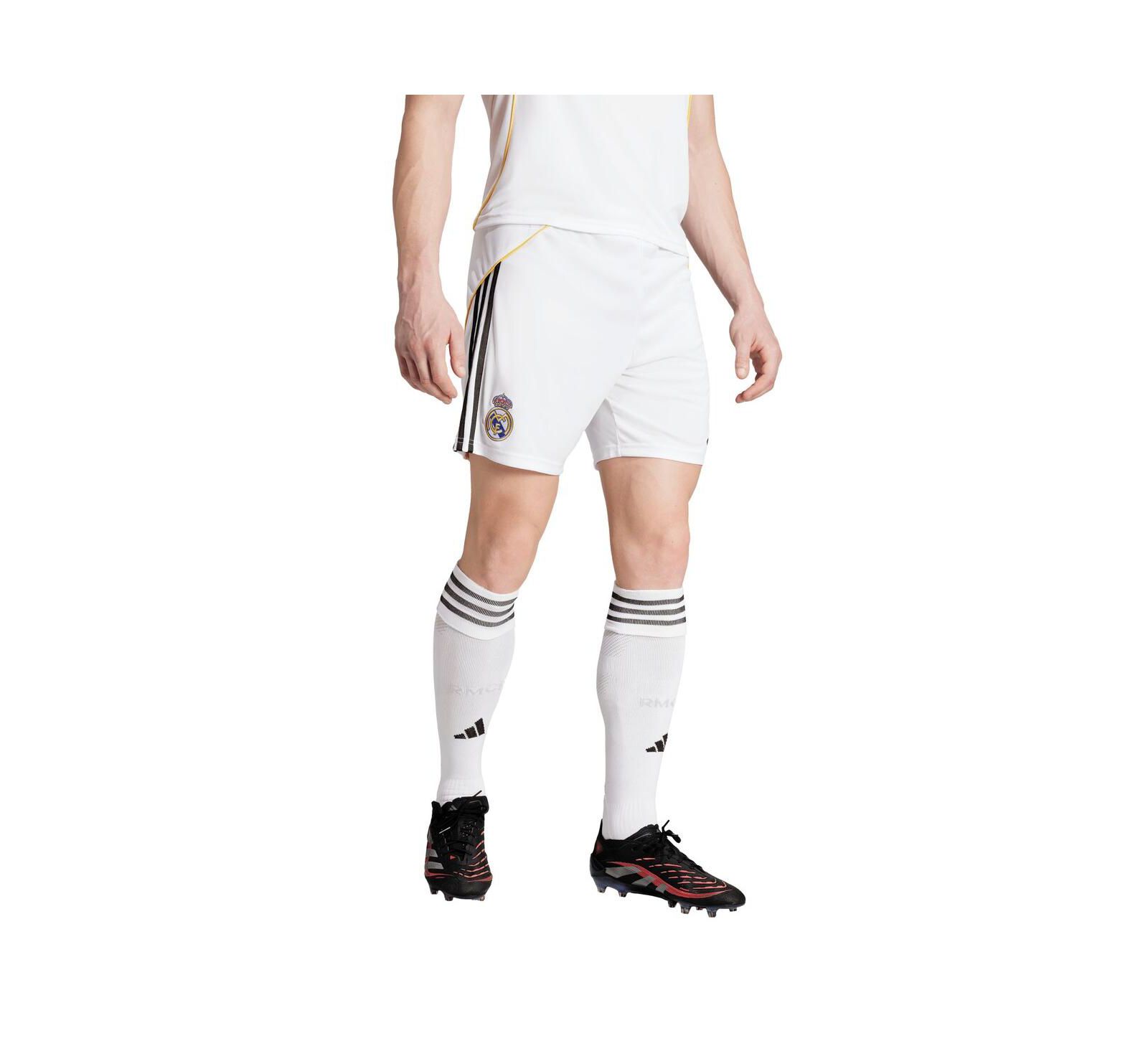 Adidas Men's White Real Madrid 2025/26 Home AEROREADY Replica Shorts