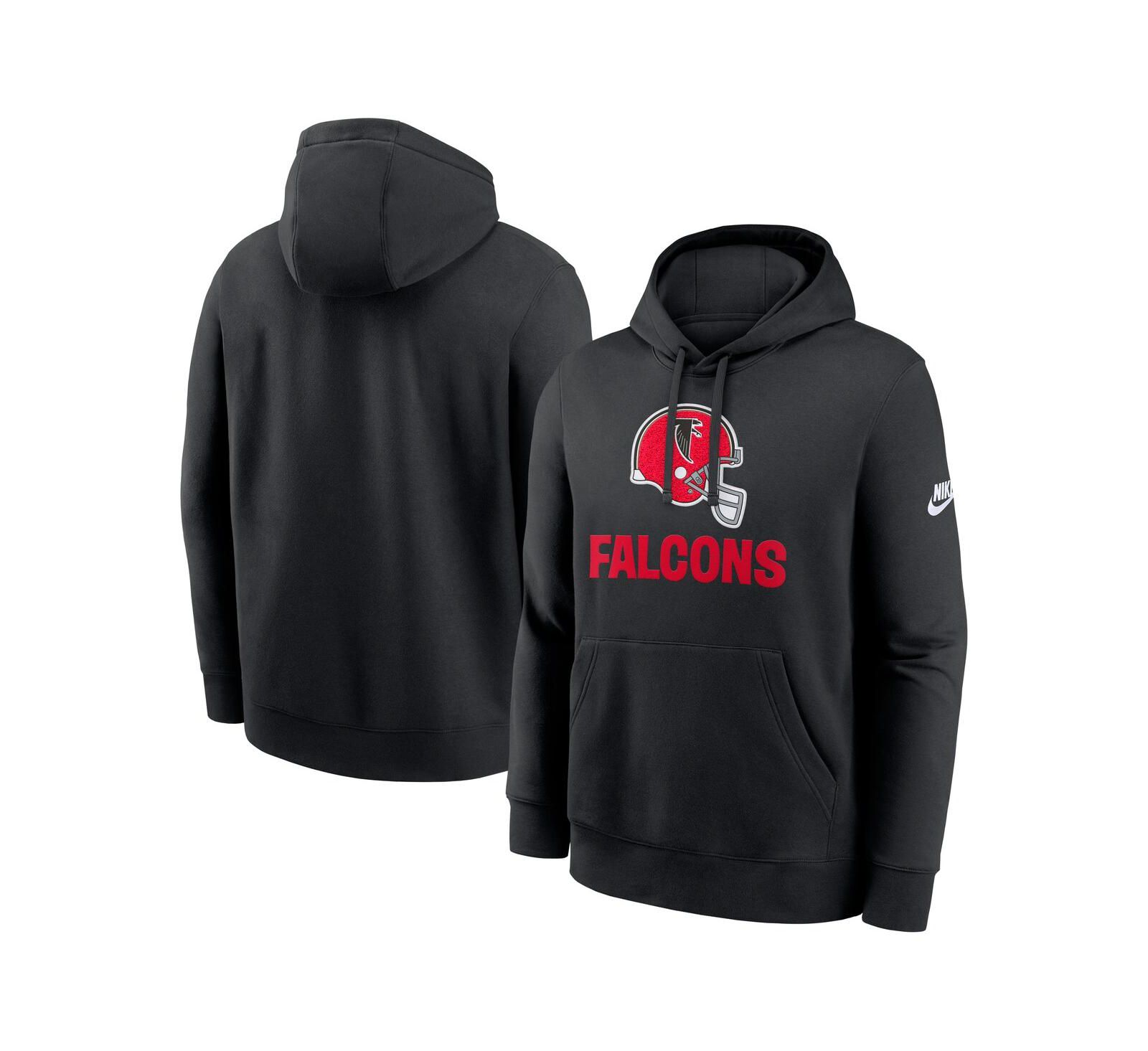 Мужское худи Nike Atlanta Falcons Black Best Season Rewind Club Pullover