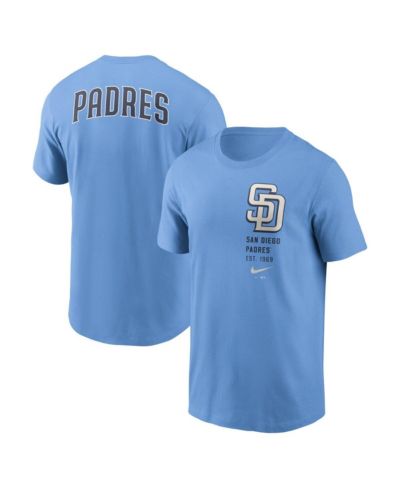 Мужская футболка Nike Light Blue San Diego Padres Record Shattered