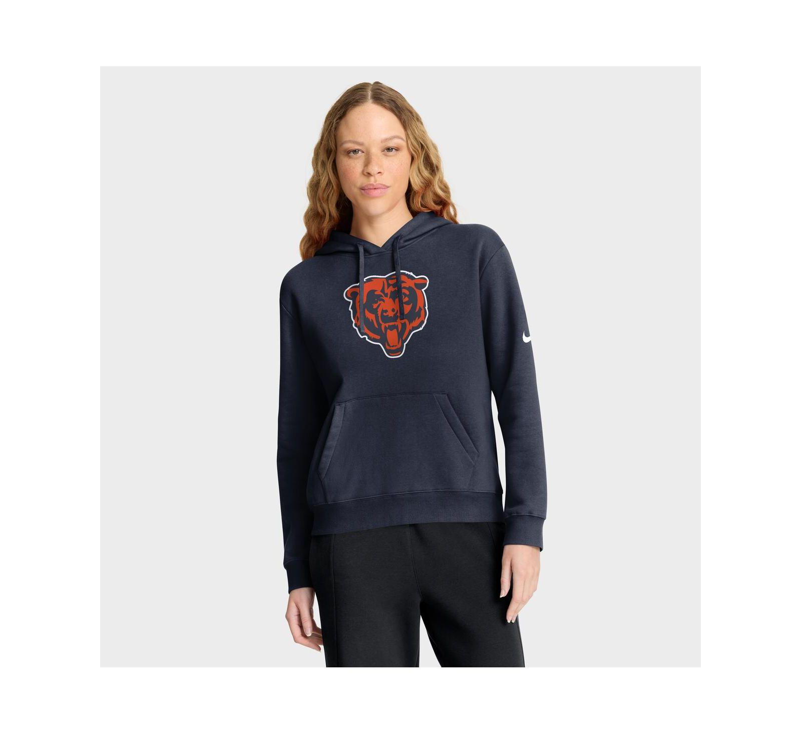 Женское худи Nike Chicago Bears Club Fleece Pullover Navy