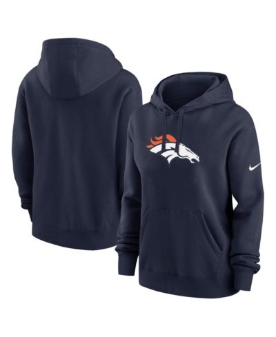 Женская толстовка Nike Navy Denver Broncos Club Fleece Pullover