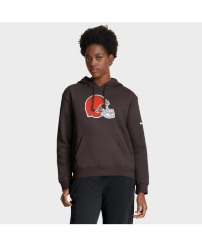 Женское худи Nike Brown Cleveland Browns Club Fleece