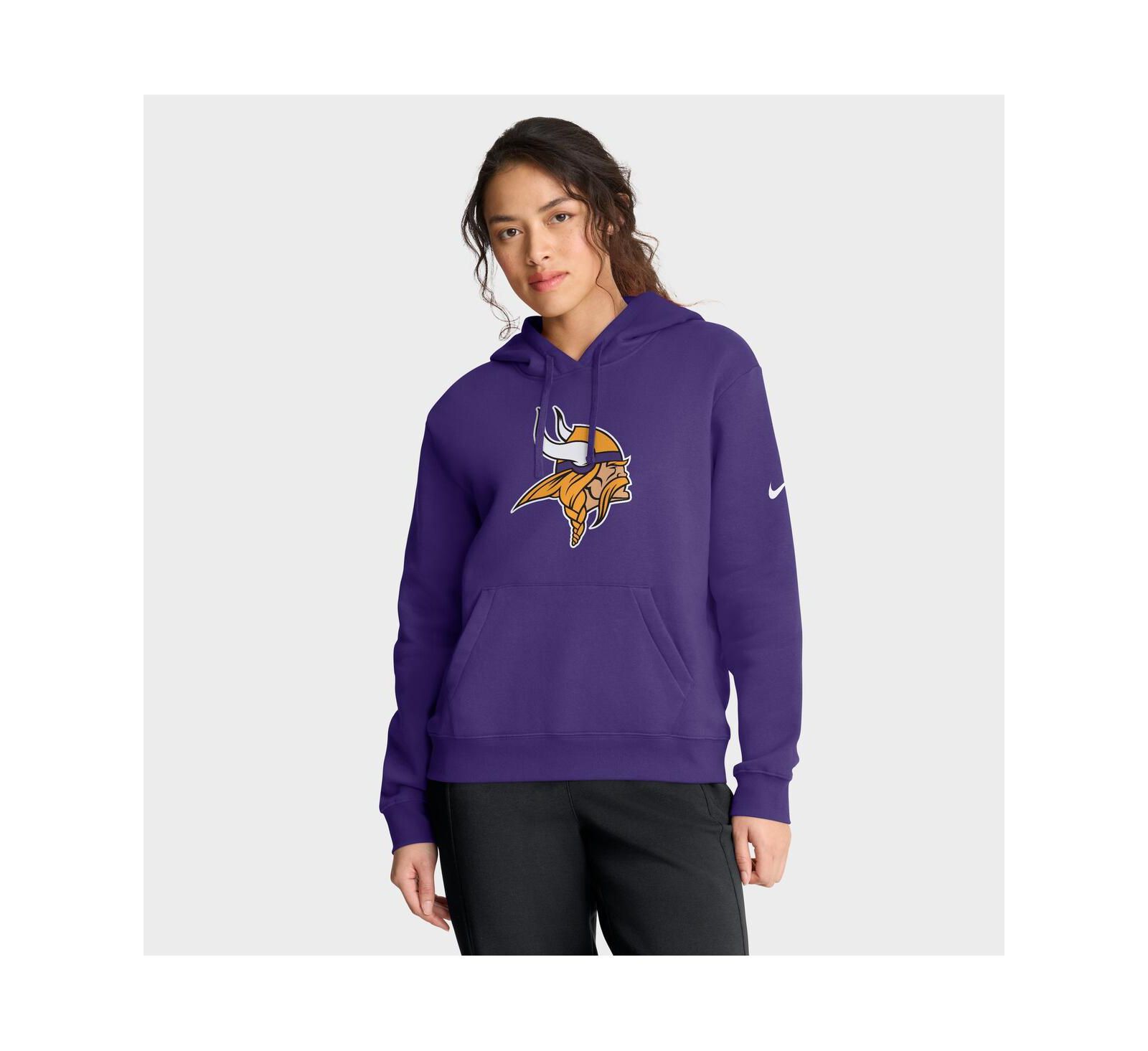 Nike Женская фиолетовая толстовка Club Fleece Pullover от Minnesota Vikings