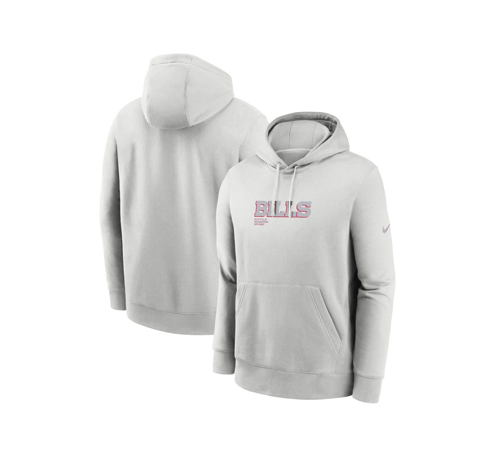 Мужское худи Nike Buffalo Bills Edge Pack, серое, из ткани french terry