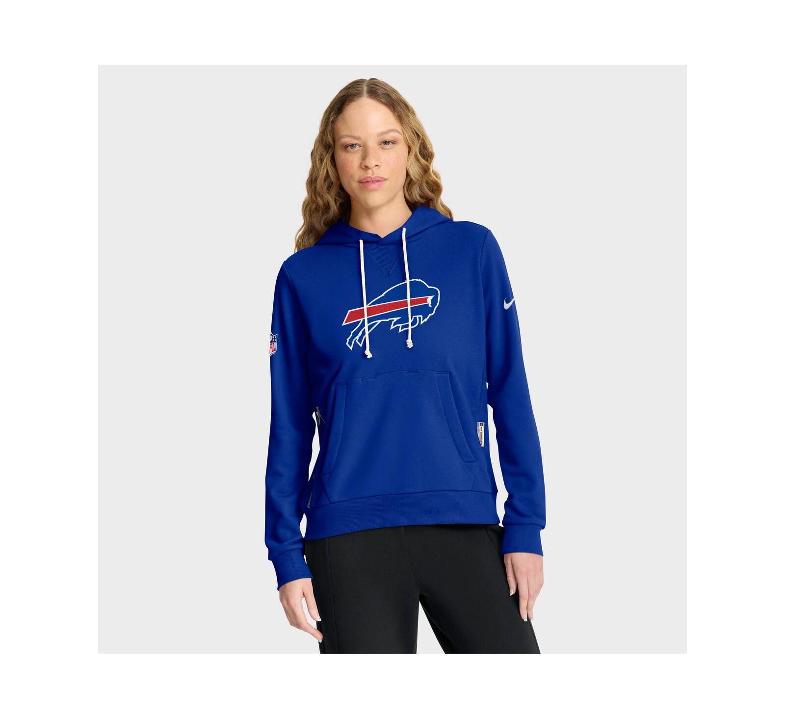 Nike Women's Royal Buffalo Bills Sideline Standard Issue Initial Home Dri-FIT Hoodie