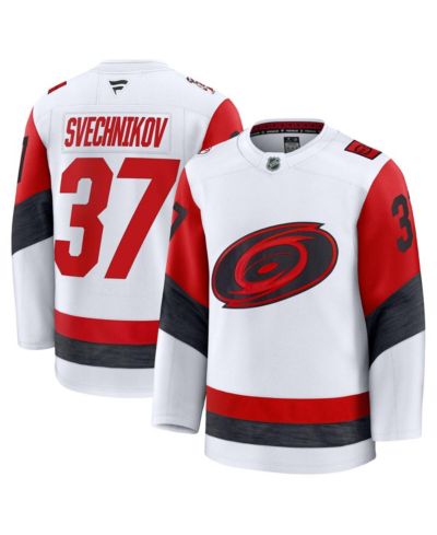 Fanatics Men's Andrei Svechnikov White Carolina Hurricanes Away Premium Jersey