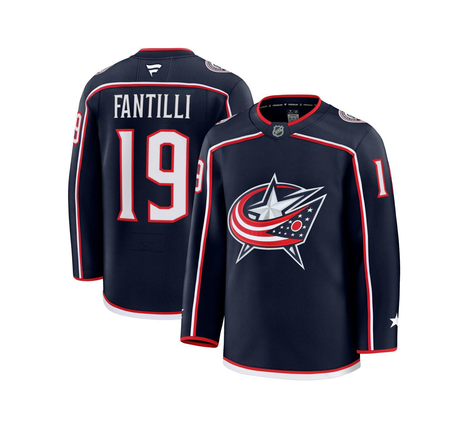 Fanatics Men's Adam Fantilli Navy Columbus Blue Jackets Home Premium Jersey