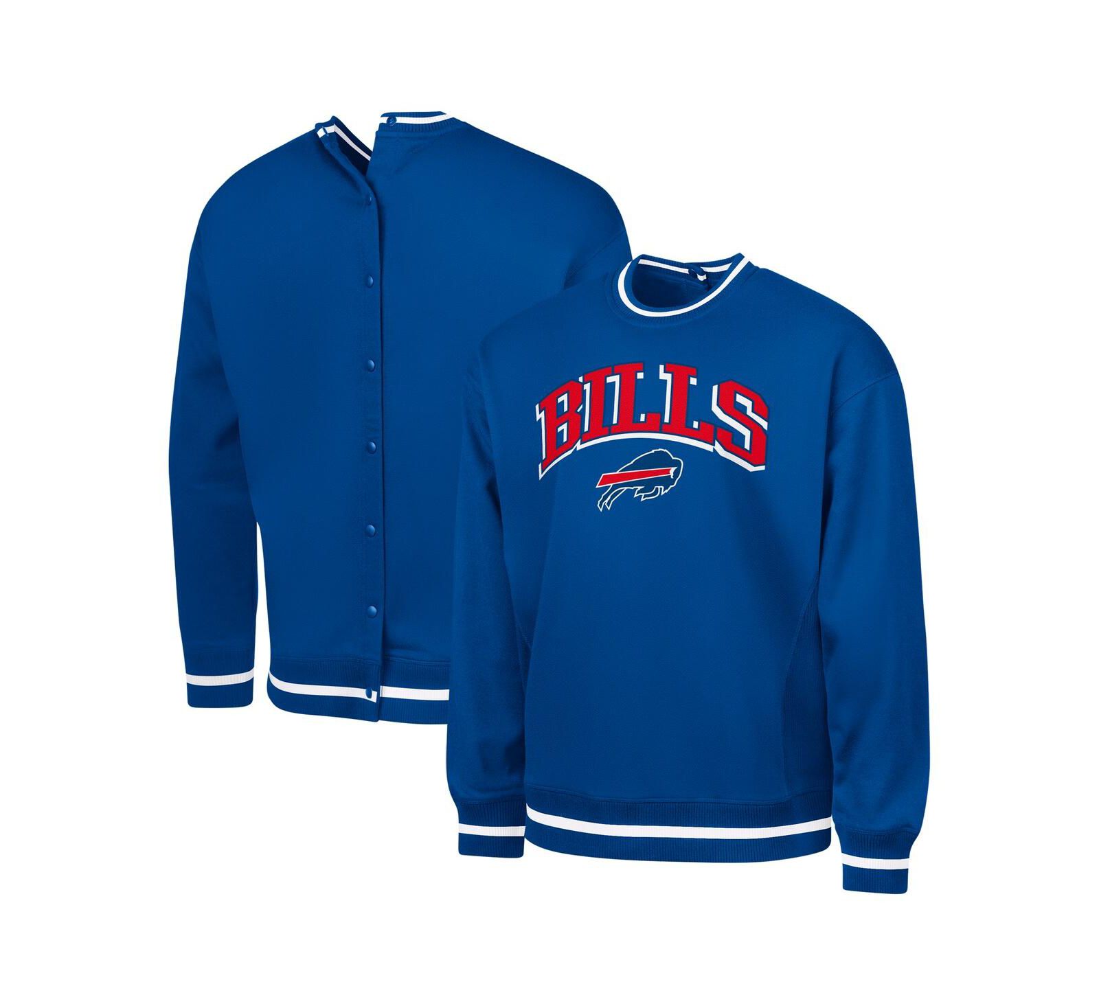 G-III Sports by Carl Banks Мужской свитшот Buffalo Bills Adaptive Blocker Fleece