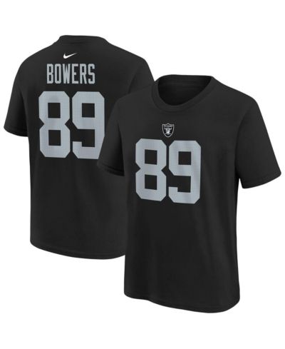 Футболка Nike Brock Bowers Las Vegas Raiders для мальчиков и девочек