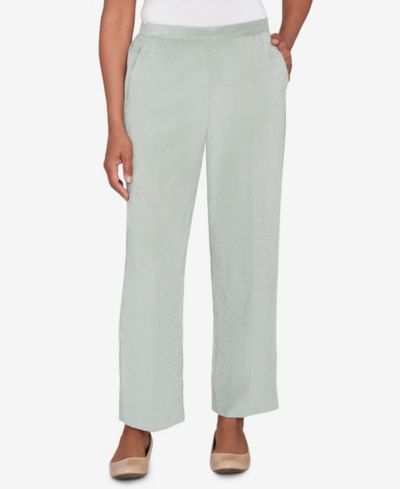 Alfred Dunner Stockbridge Pull-On Corduroy Flat Front Average Length Pant