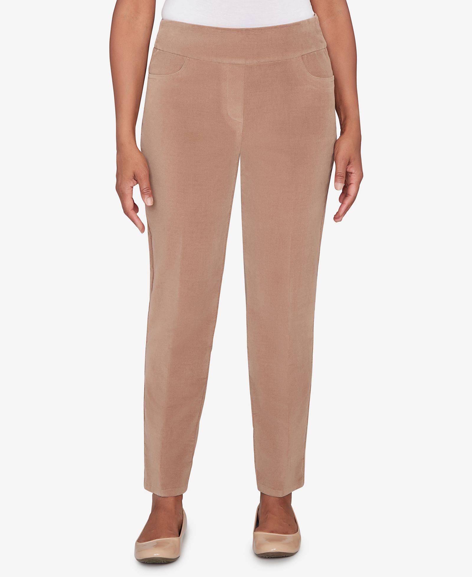 Брюки Alfred Dunner Vienna Allure Fit из вельвета