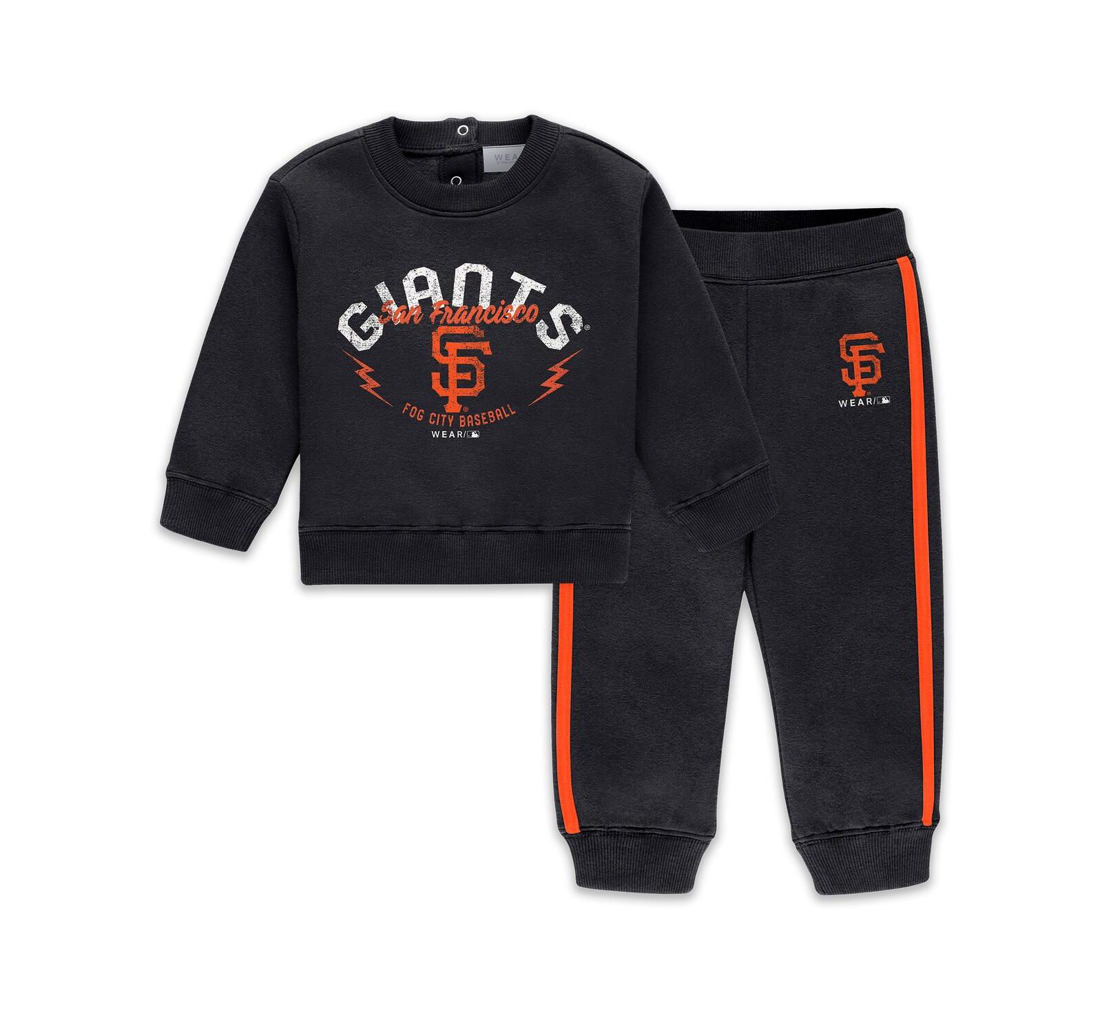 WEAR by Erin Andrews Детский комплект из флисовой кофты и брюк San Francisco Giants 2-Piece
