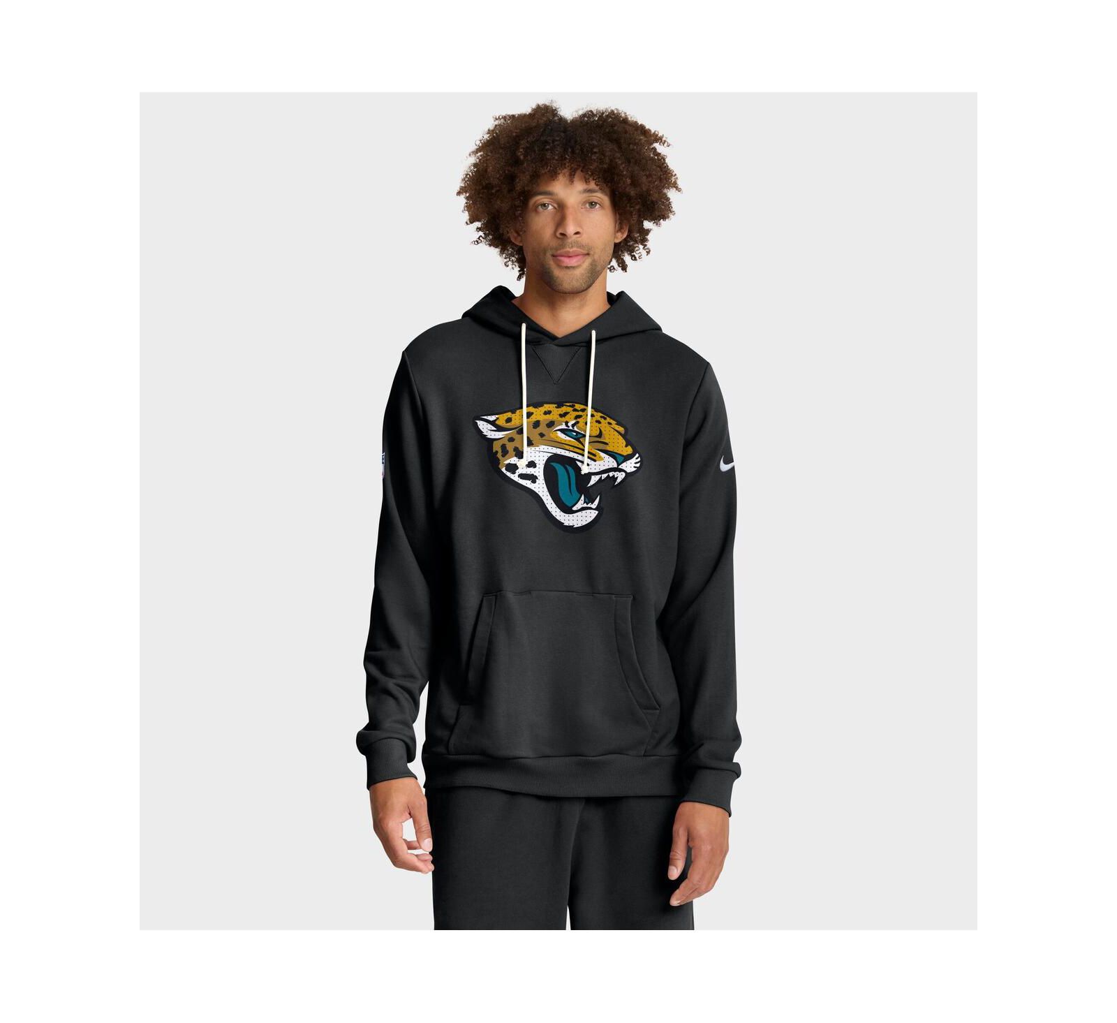Nike Мужское худи Dri-FIT, Jacksonville Jaguars Sideline Standard Issue, черное