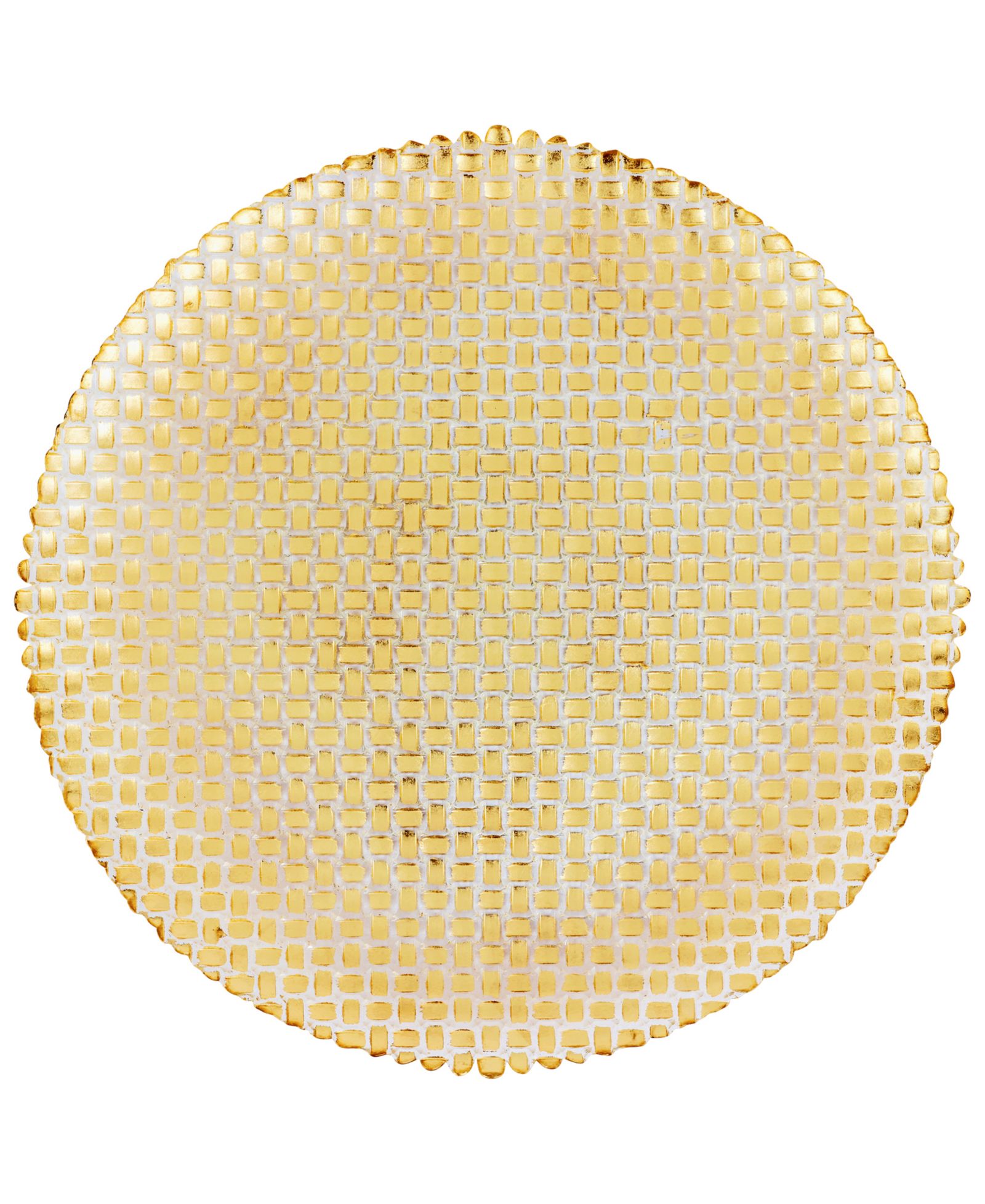 VIETRI Rufolo Basketweave Large Round Platter