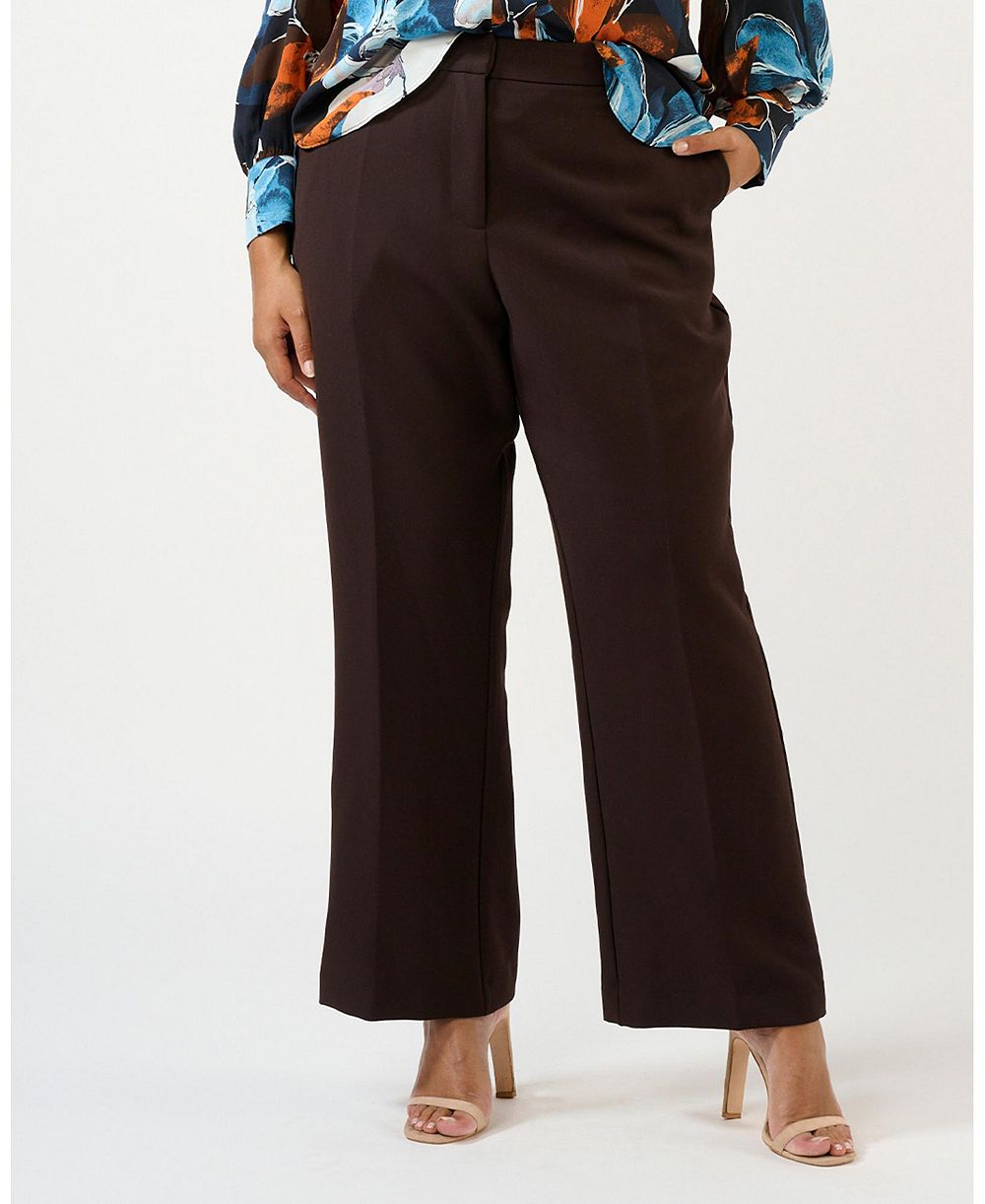 ESTELLE Women's Arabica High Rise Straight Modern Pant