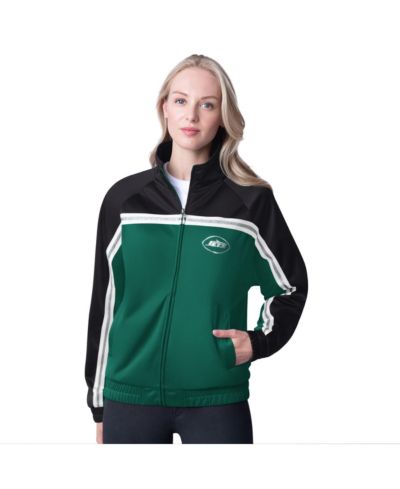 G-III 4Her by Carl Banks женская спортивная куртка New York Jets Post Game, зеленая, на молнии
