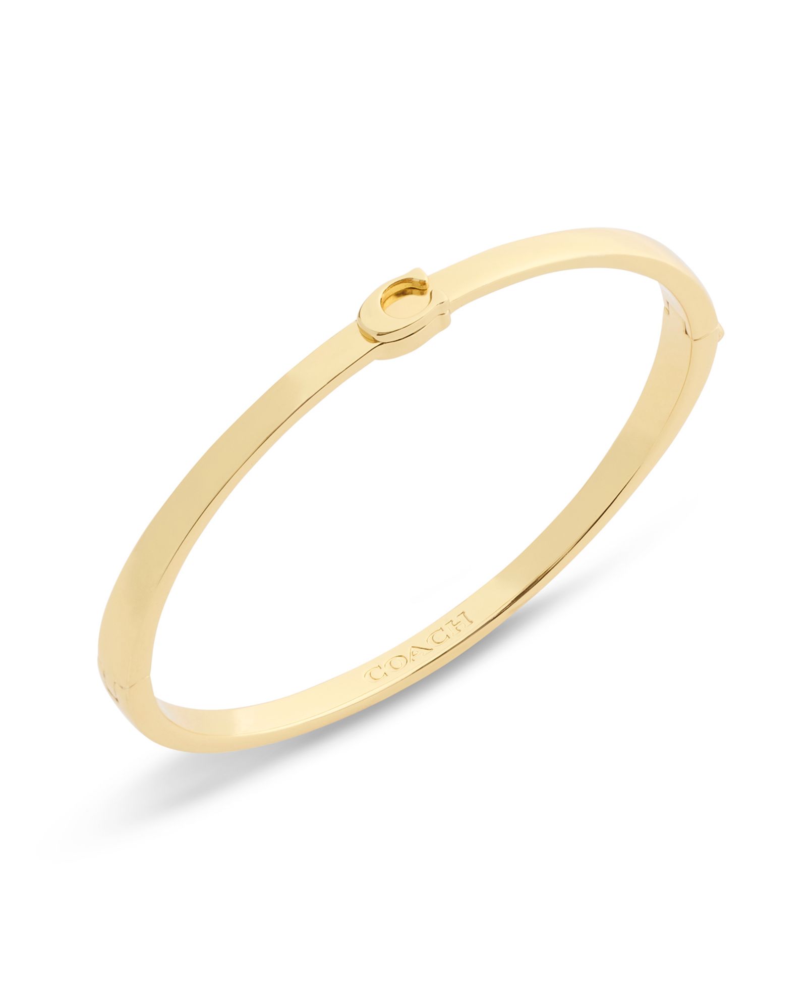 Браслеты COACH Minimal Hinged Bangle