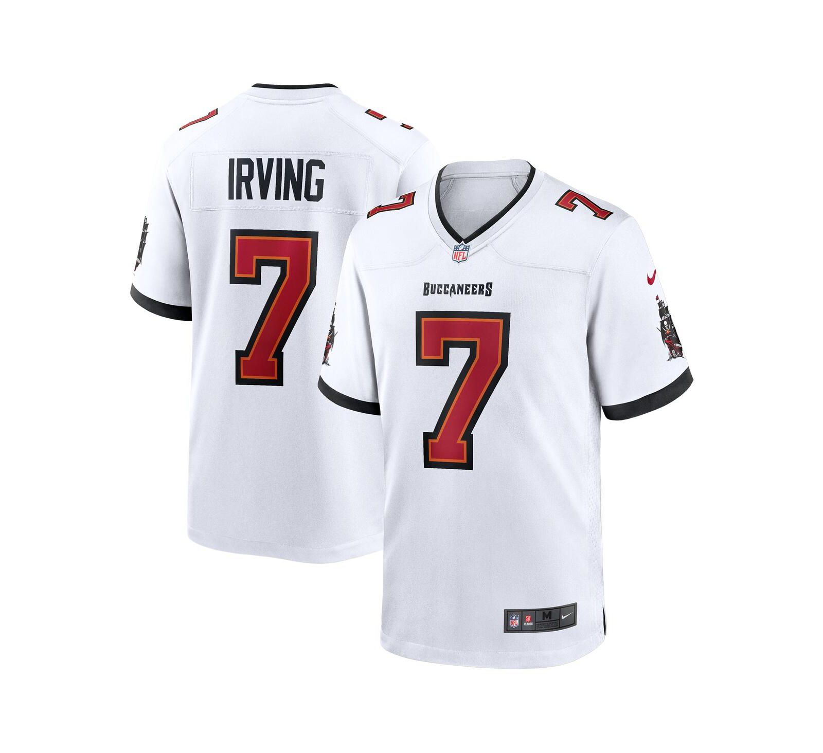 Nike Men's Bucky Irving White Tampa Bay Buccaneers Game Jersey