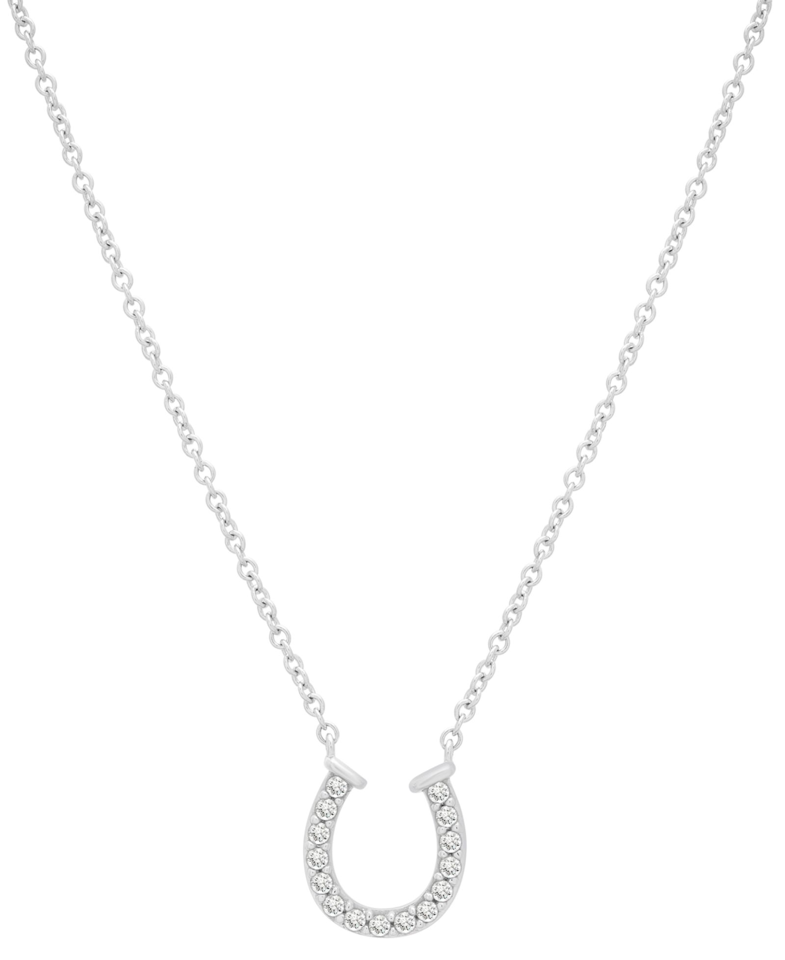 Ожерелье Wrapped с бриллиантами (1/10 ct. t.w.) в белом золоте 10K
