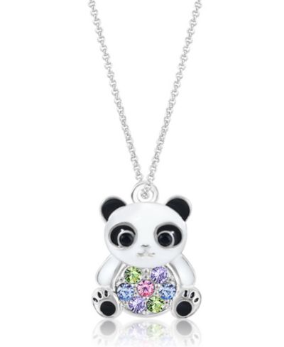 Ожерелье Chanteur Crystal White Gold Palladium Plating Multi-color