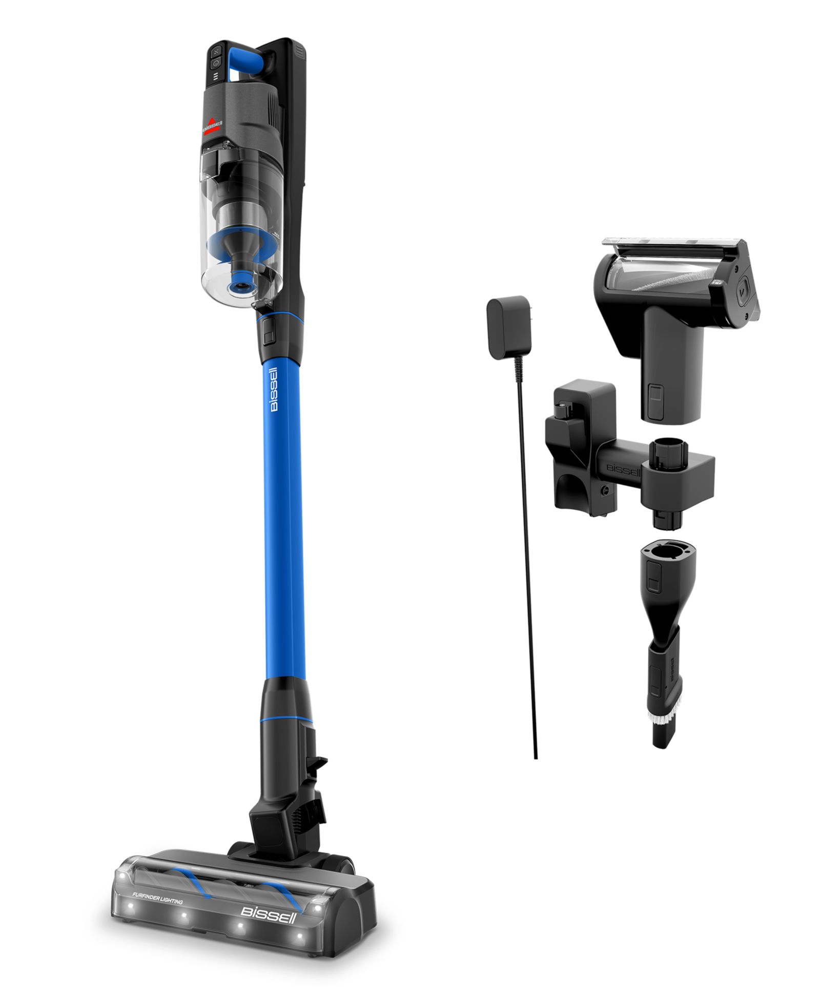 Беспроводной вертикальный пылесос Bissell PowerClean FurFinder