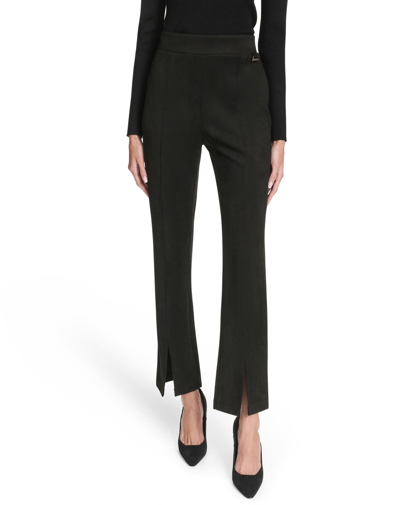 Женские леггинсы Halston Pull-On Faux Sueded