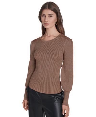 Женский джемпер Halston Crewneck Puff Sleeve