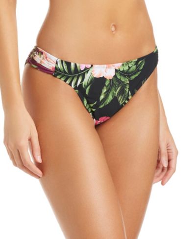 Женские плавки для плавания Bar III Tropical Heat Tab Side Hipster