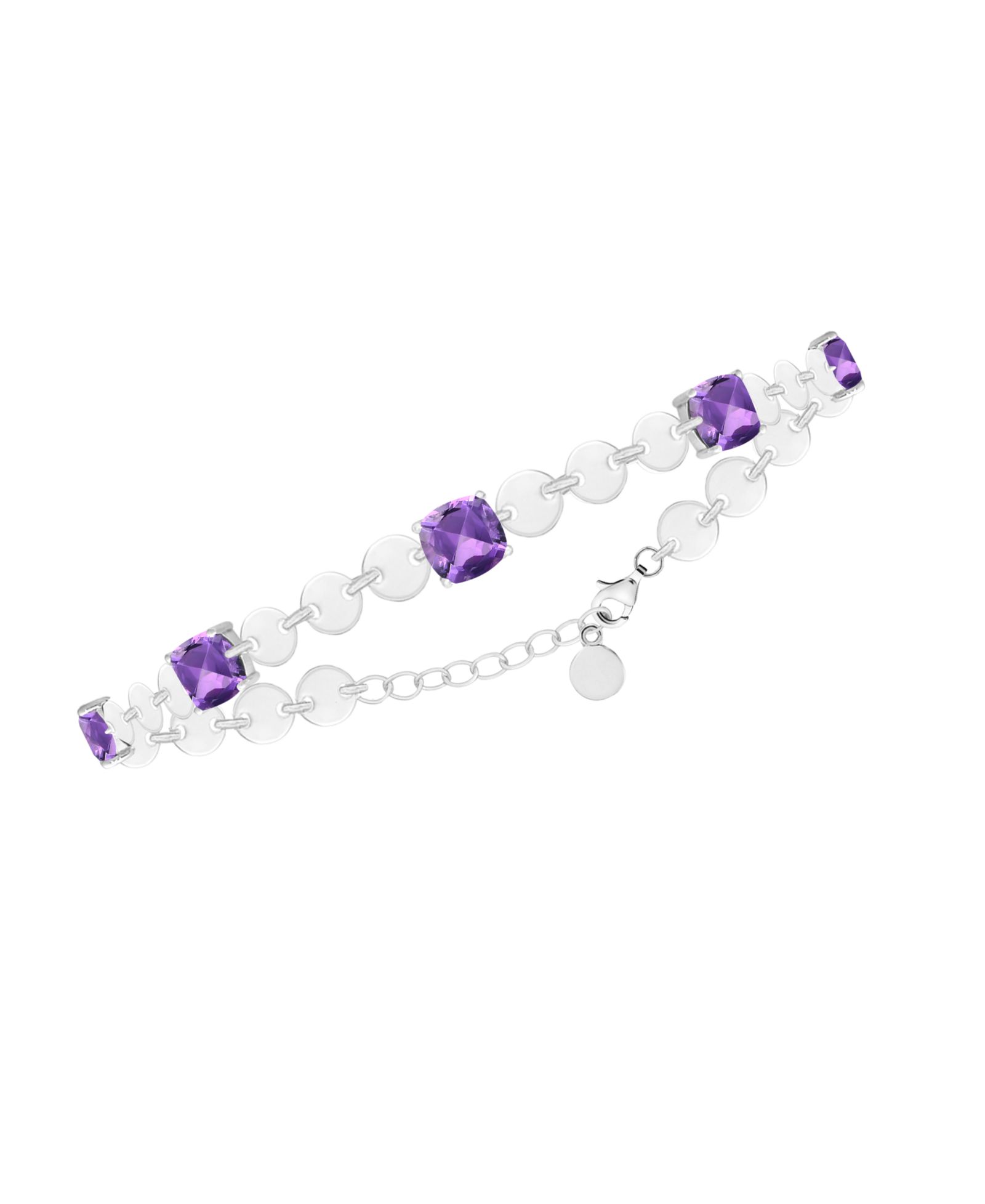 Macy's Amethyst (4-1/2 ct. t.w.) Bracelet in Sterling Silver (Also Available in Sapphire, Citrine, Blue Topaz)