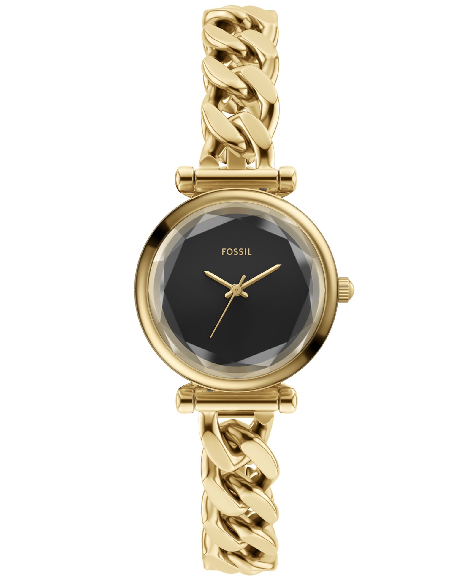 Женские часы Fossil Carlie Three-Hand Gold-Tone Stainless Steel, 28mm