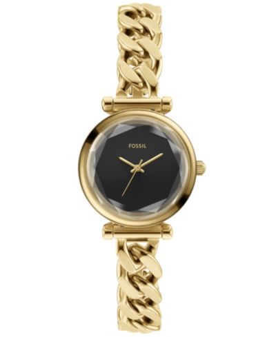 Женские часы Fossil Carlie Three-Hand Gold-Tone Stainless Steel, 28mm