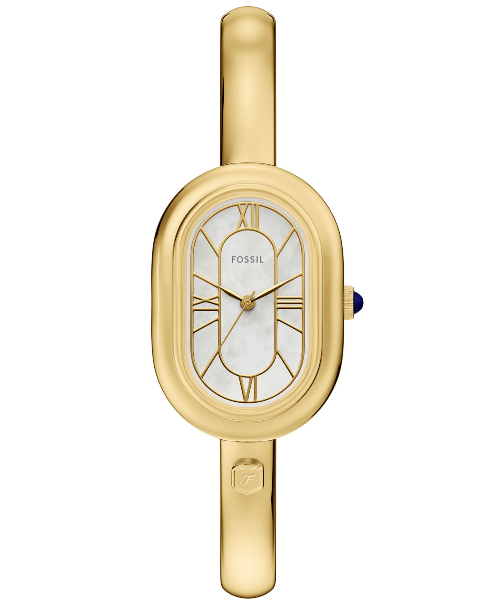 Часы Fossil Sloan, золотистая нержавеющая сталь, 25mm, Женский