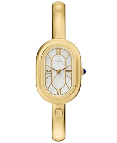 Часы Fossil Sloan, золотистая нержавеющая сталь, 25mm, Женский